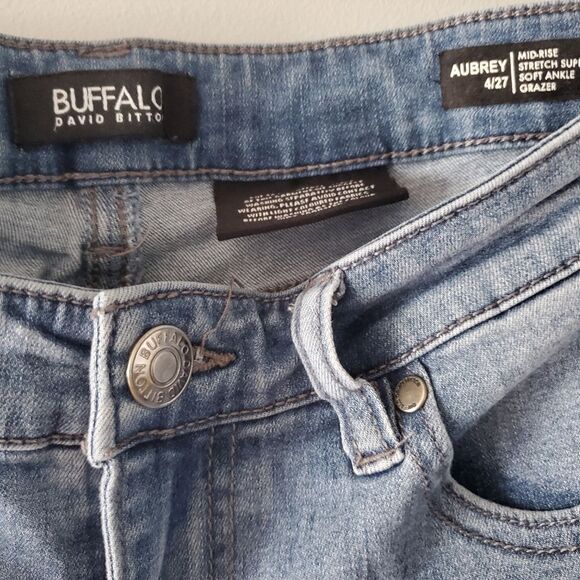 Buffalo David Bitton Aubrey Mid-rise Ankle Jeans Size 4 - Picture 2 of 3